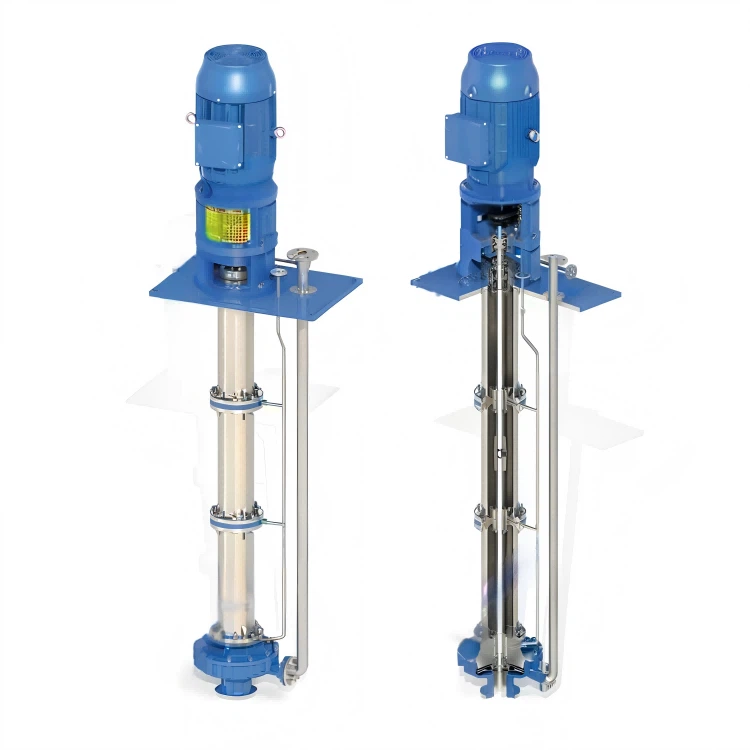 Uzun şaft submergerd volute pompası